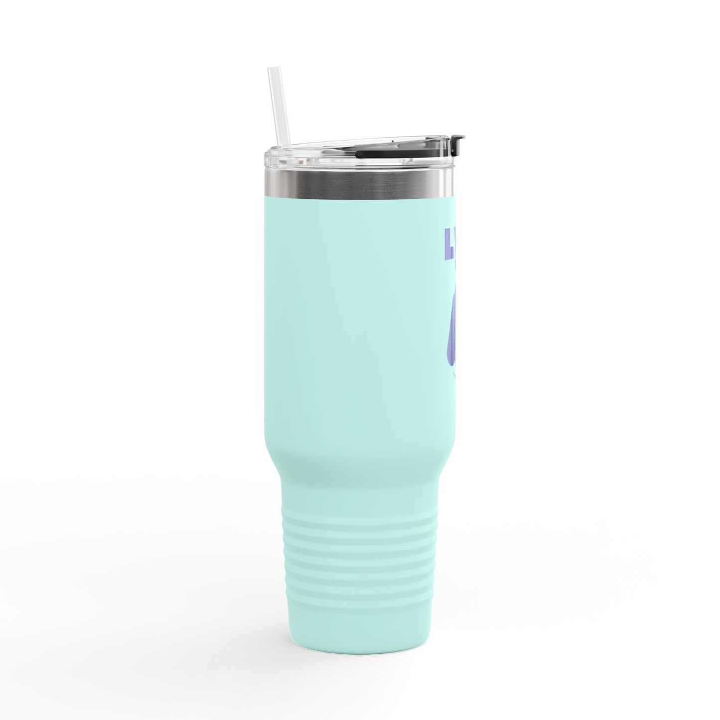 Personalized Insulated Travel Mug - 40oz Dog Lover Design