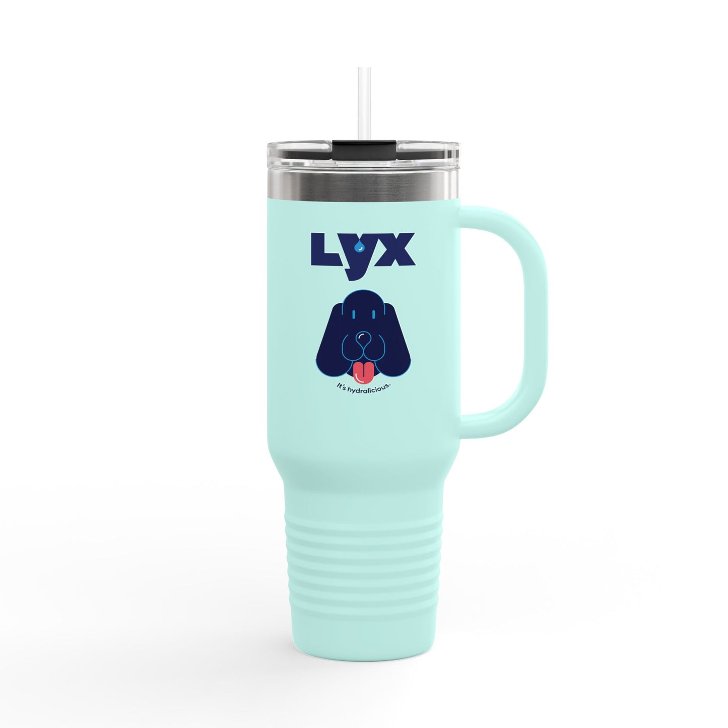 Personalized Insulated Travel Mug - 40oz Dog Lover Design