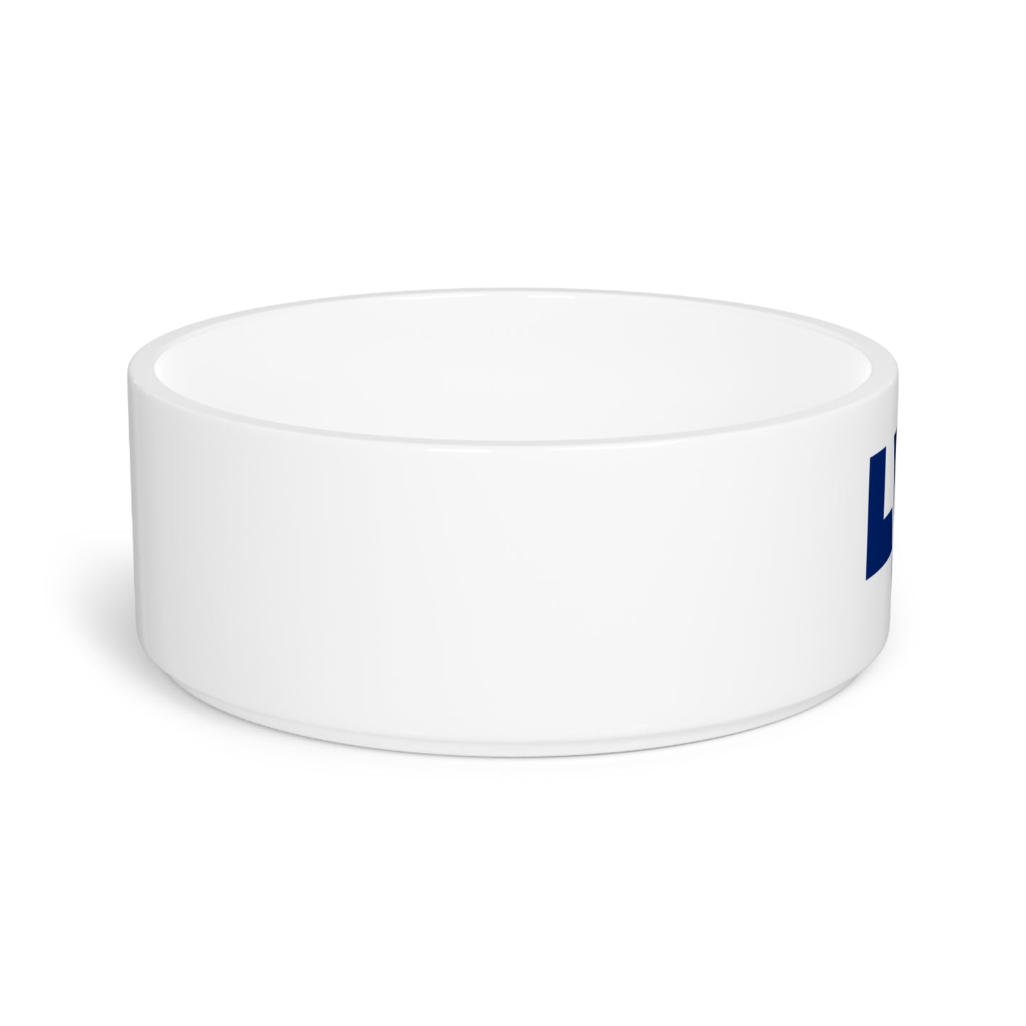 Modern Pet Bowl with Custom Logo - Sleek White Design for Stylish Pet Lovers