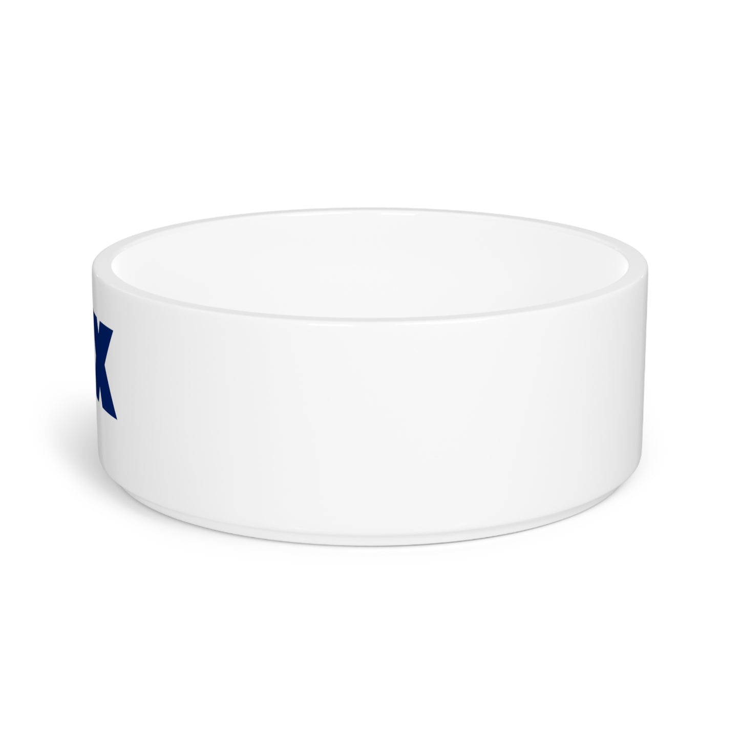 Modern Pet Bowl with Custom Logo - Sleek White Design for Stylish Pet Lovers