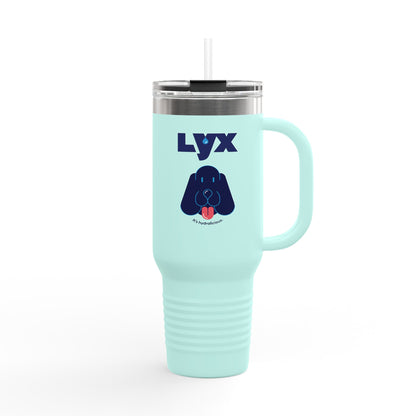 Personalized Insulated Travel Mug - 40oz Dog Lover Design